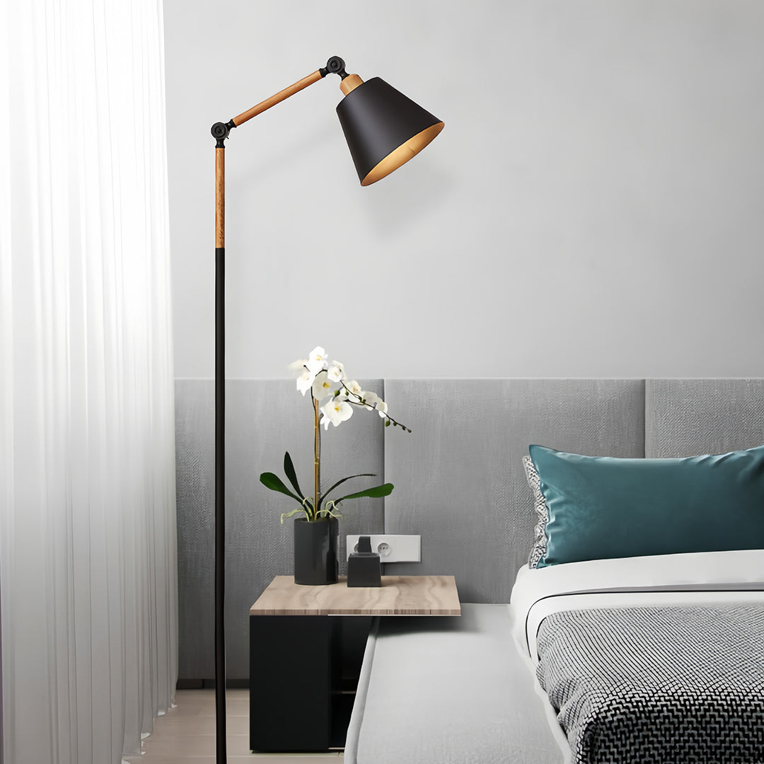 Modern Adjustable Metallic Floor Lamp