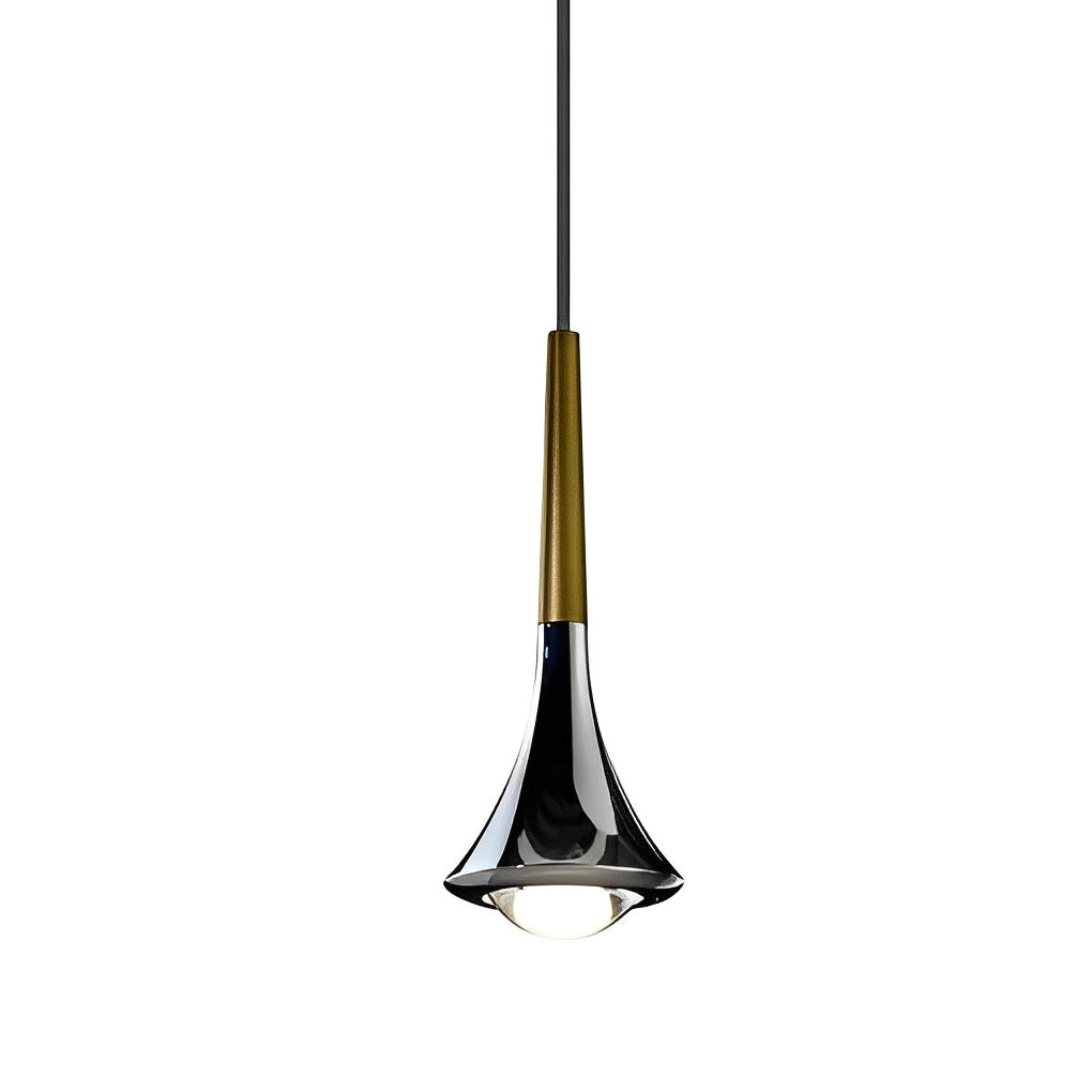 Modern Teardrop Metal Mini Pendant Light