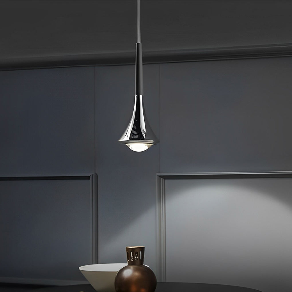 Modern Teardrop Metal Mini Pendant Light