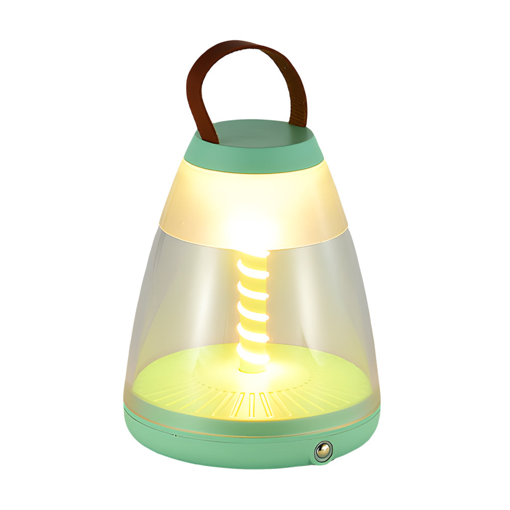 Premium Portable Battery-Powered Outdoor Spiral LED Table Lamp