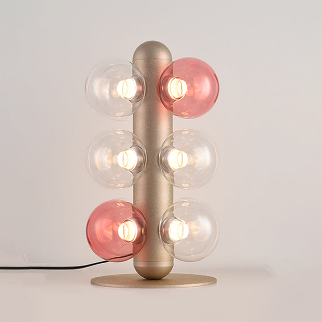 Elegant Multi-Ball LED Glass Bubble Table Lamp