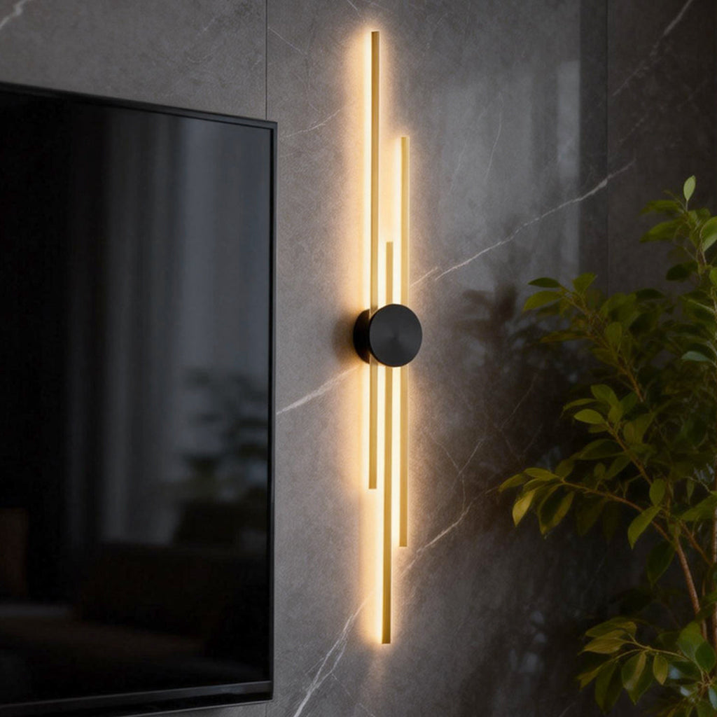 Minimalist LED Linear Wall Sconce - Modern Integrated Lighting