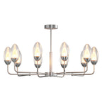 Luxury Copper Minimalist Chandelier - Modern Ceiling Light