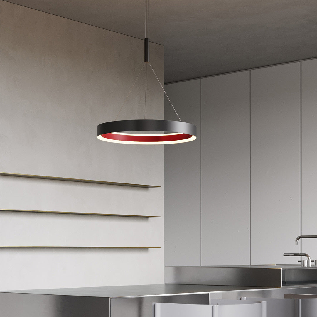 Minimalist Modern Ring Chandelier - Elegant Ceiling Light Fixture