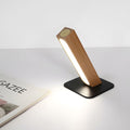 Premium Nordic Touch-Controlled LED Desk Lamp with Dual Magnetic Wooden Base