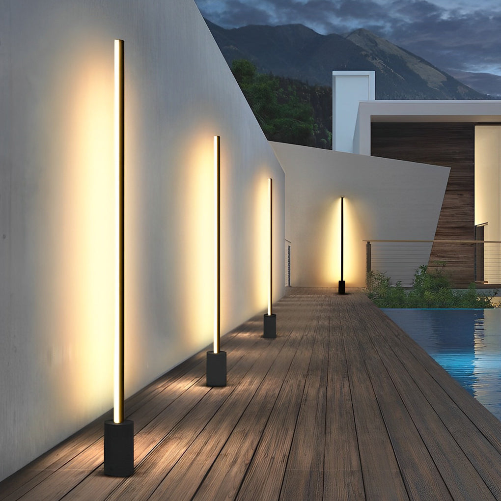 Premium Waterproof LED Linear Outdoor Floor Lamp