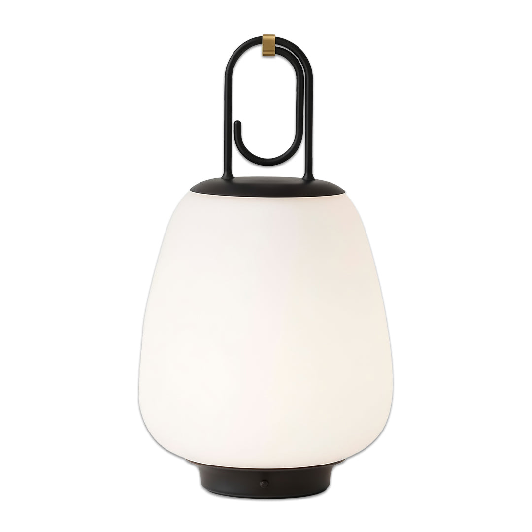Mid-Century Portable Table Lamp with USB Charger