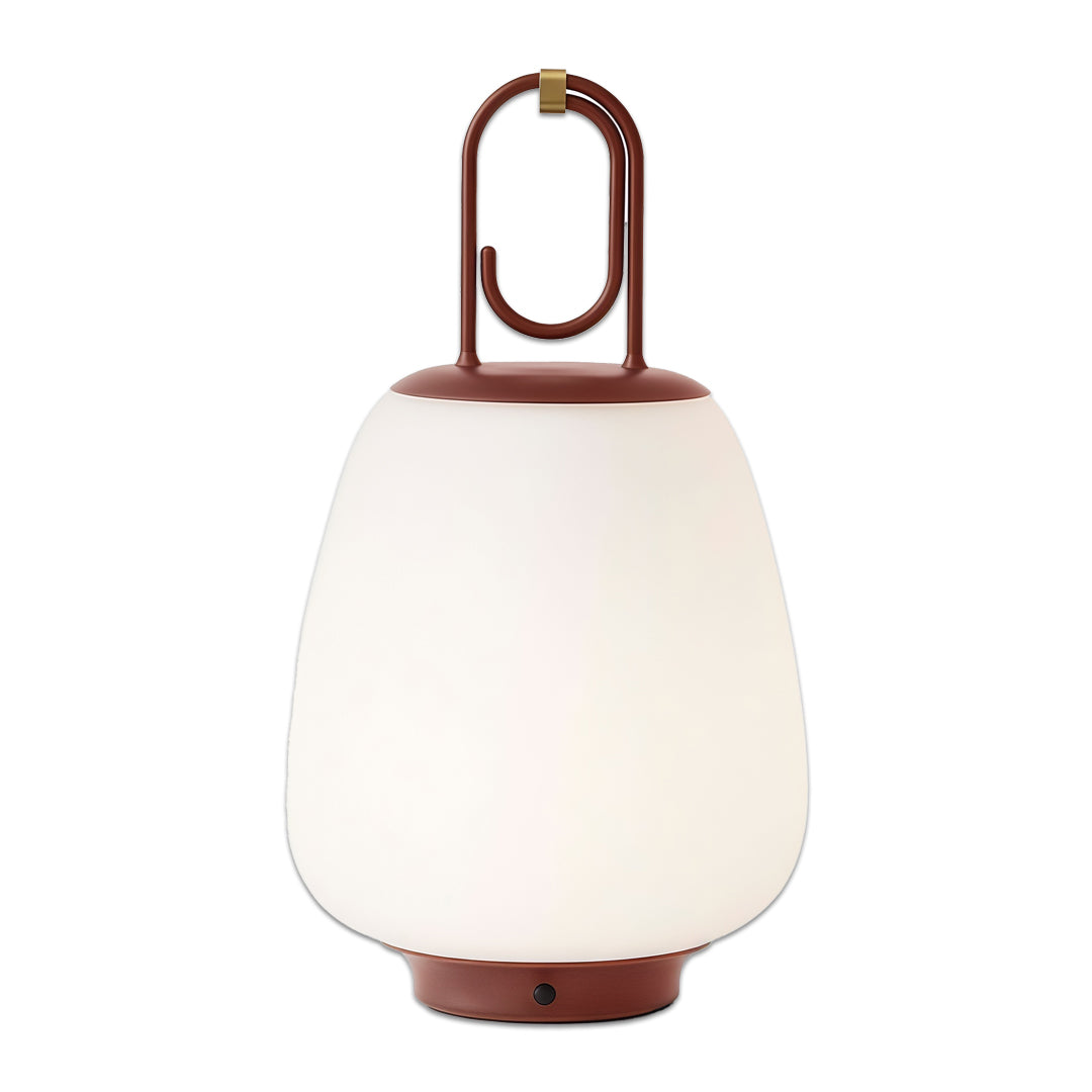 Mid-Century Portable Table Lamp with USB Charger