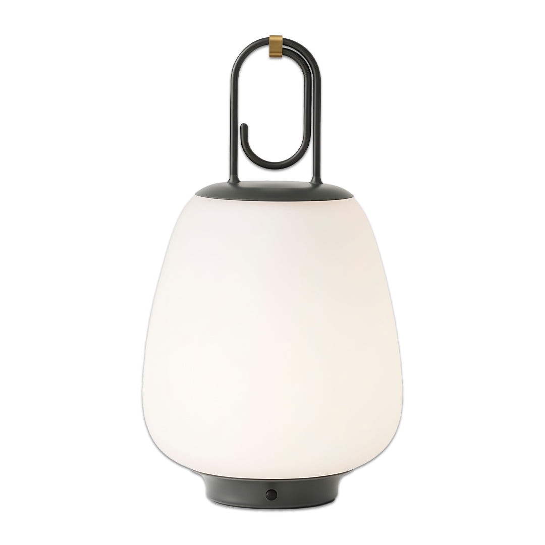 Mid-Century Portable Table Lamp with USB Charger