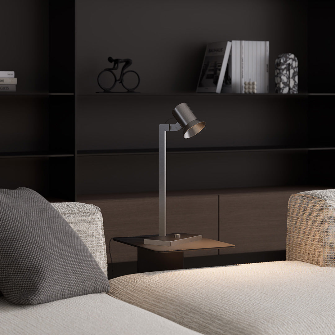 Premium Italian-Style Swing Arm Desk Lamp - Metal Long Design
