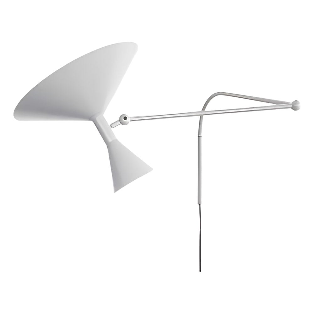 Modern Double-Joint Swing Arm Wall Sconce - Adjustable Up and Down Light