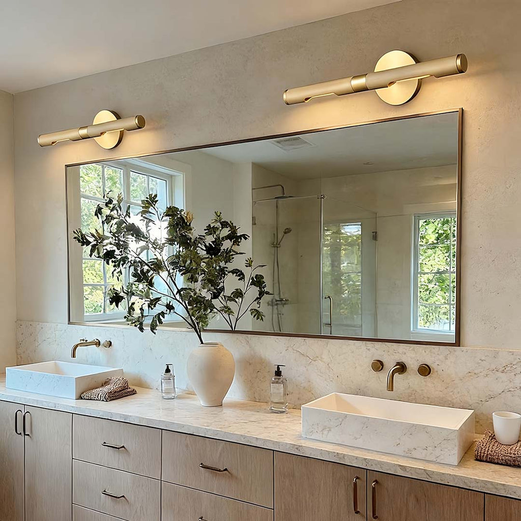 Modern Ribbed LED Vanity Light Bar
