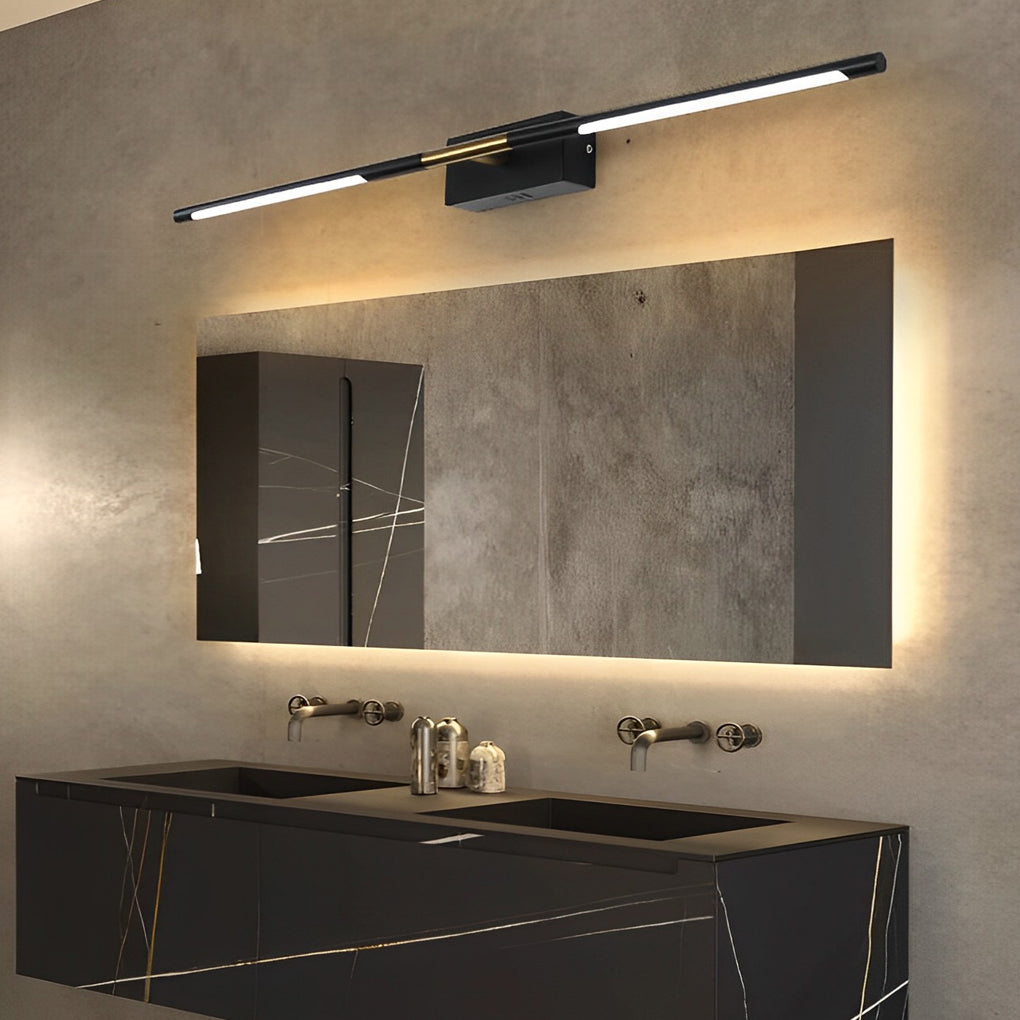 Modern Black LED Vanity Light Bar
