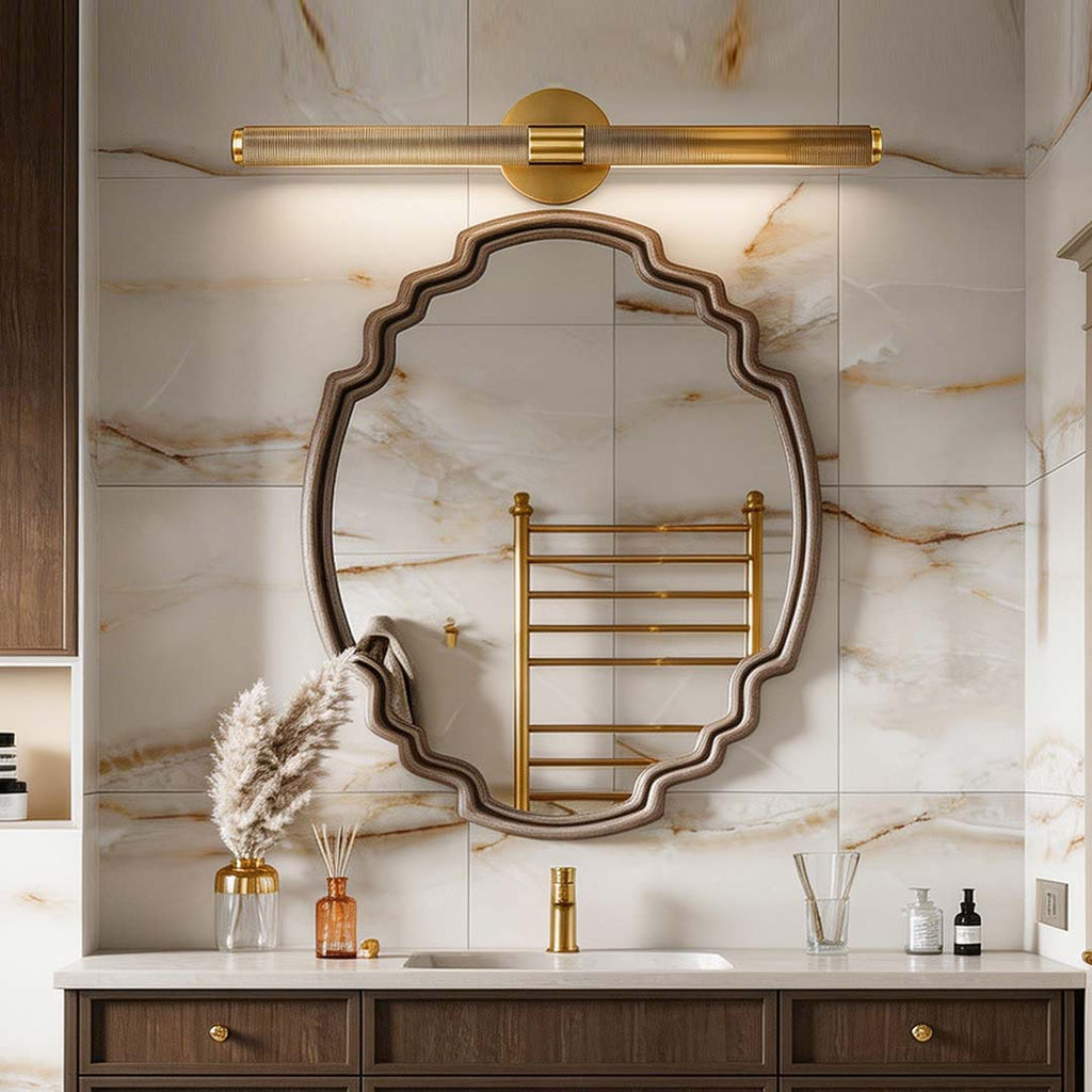 Modern Ribbed LED Vanity Light Bar