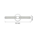 Modern Ribbed LED Vanity Light Bar
