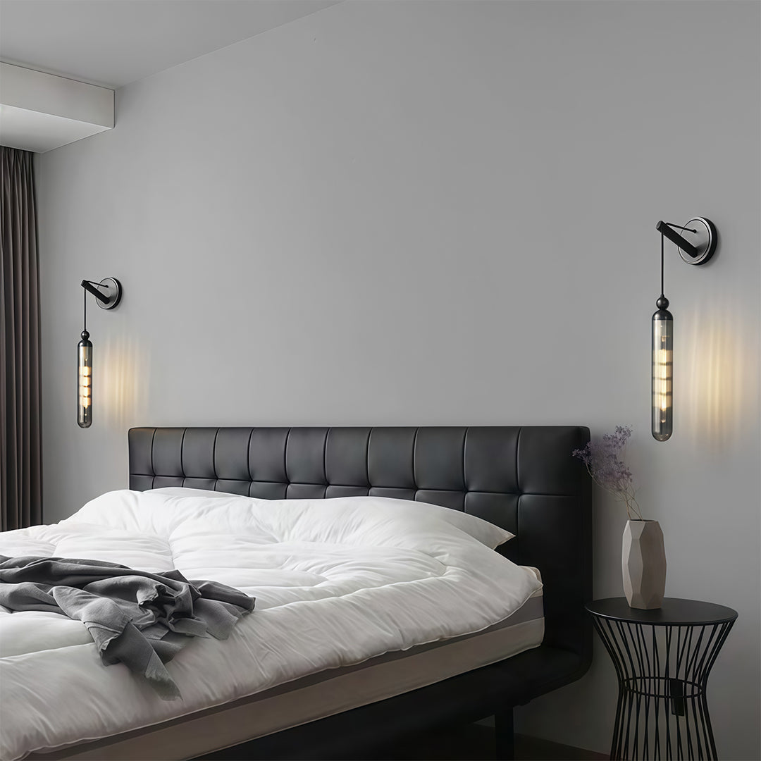 Modern Minimalist Brass Wall-Mounted Pendant Light