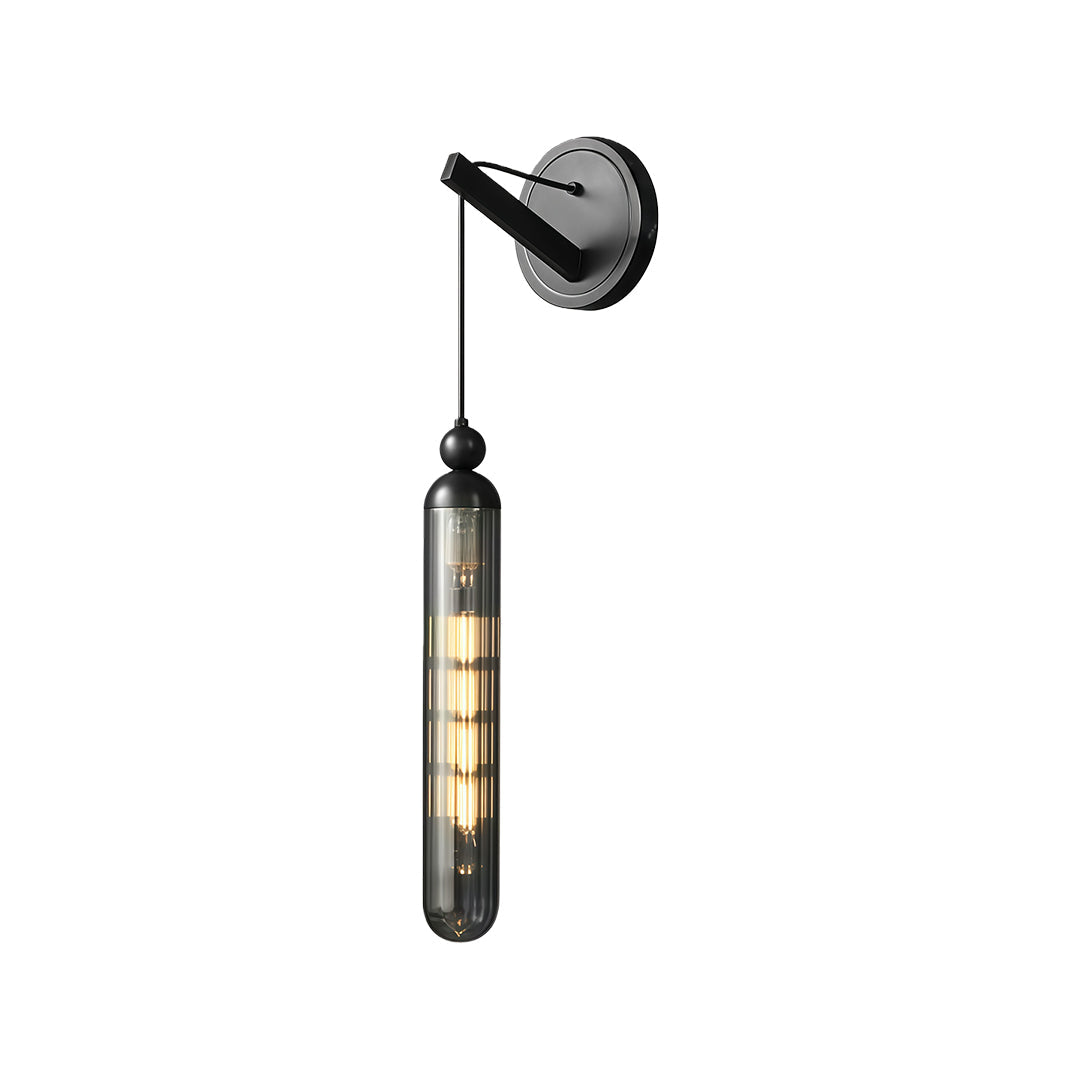 Modern Minimalist Brass Wall-Mounted Pendant Light