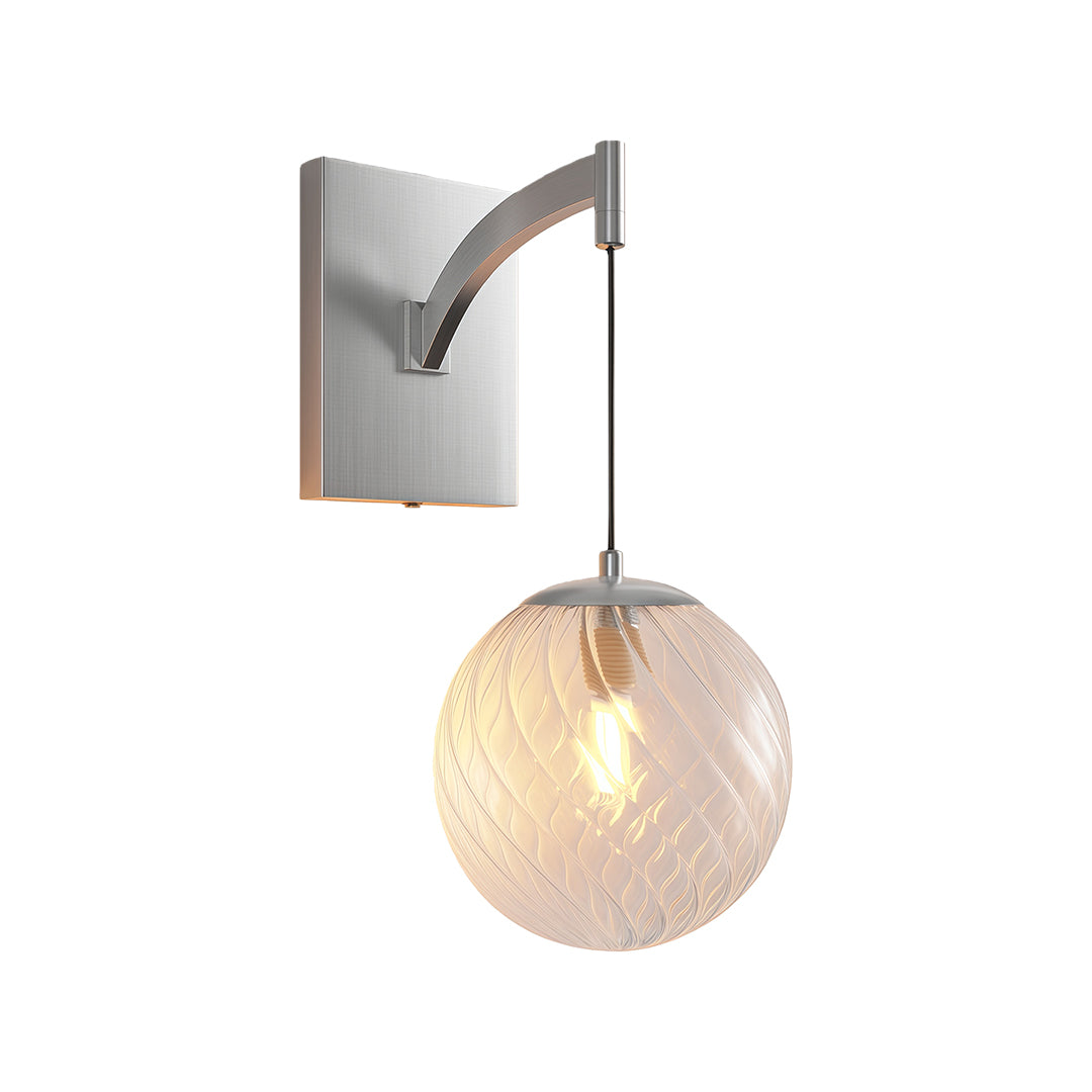 Modern Minimalist Wall-Mounted Glass Ball Pendant Light