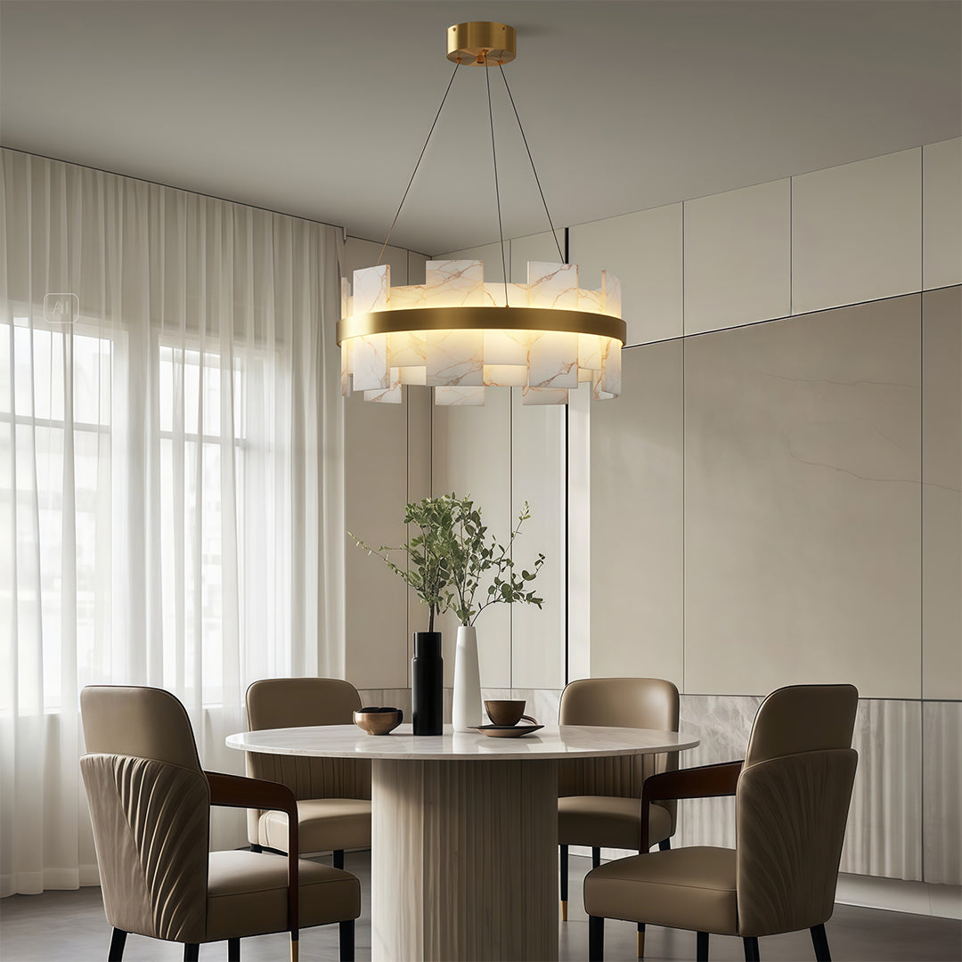 Luxury Copper Modern Chandelier Ceiling Light