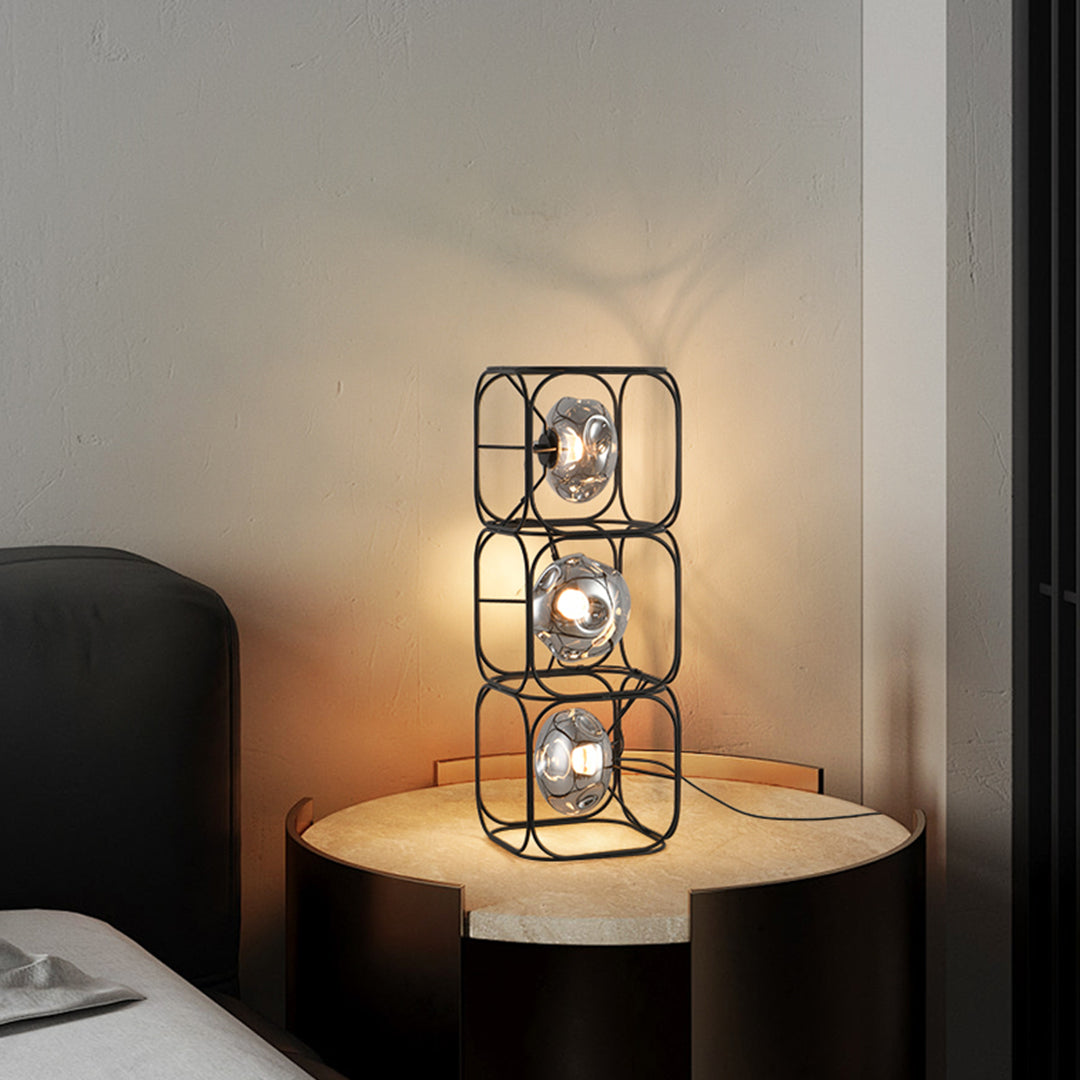 Stackable LED Eye-Care Cube Table Lamp