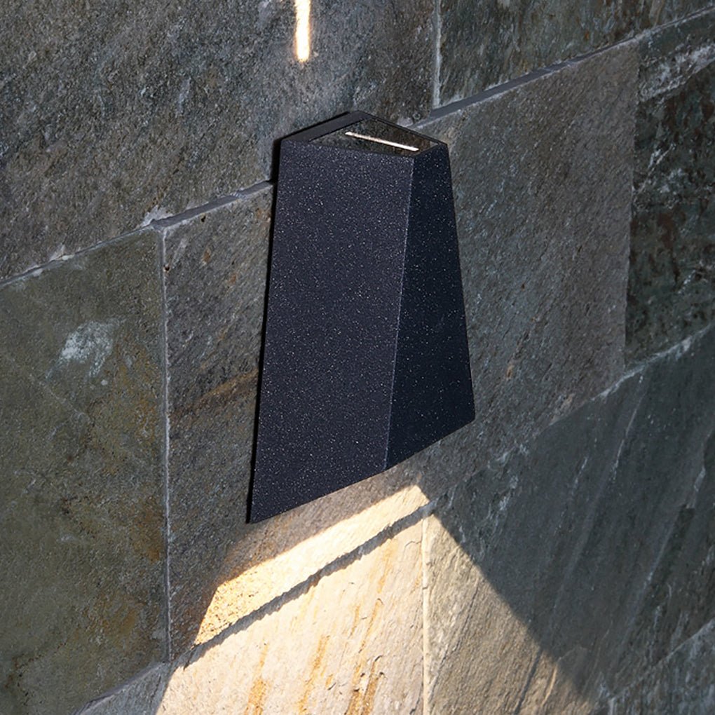 Modern Black LED Up/Down Outdoor Wall Light