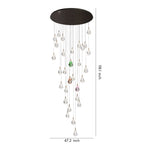 Luxury LED Crystal Chandelier for Staircase