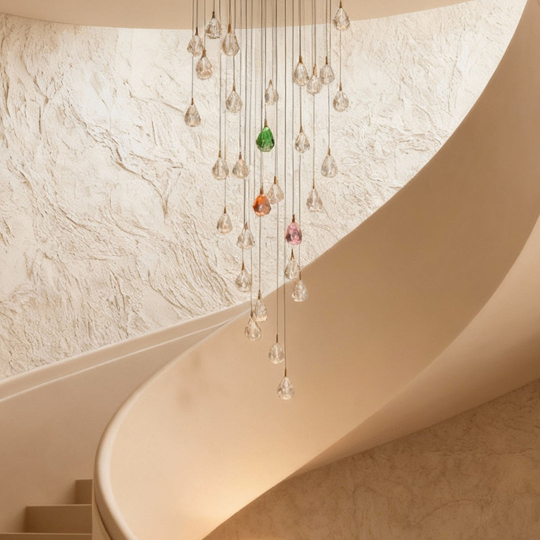 Luxury LED Crystal Chandelier for Staircase