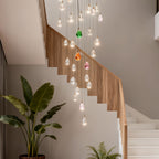 Luxury LED Crystal Chandelier for Staircase