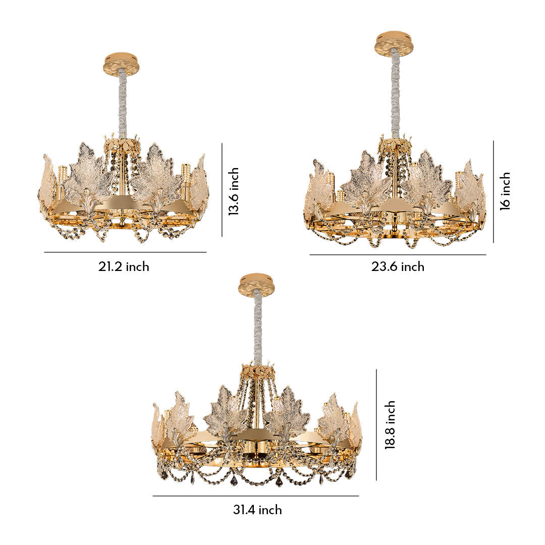 Luxury Crystal French Chandelier Ceiling Light
