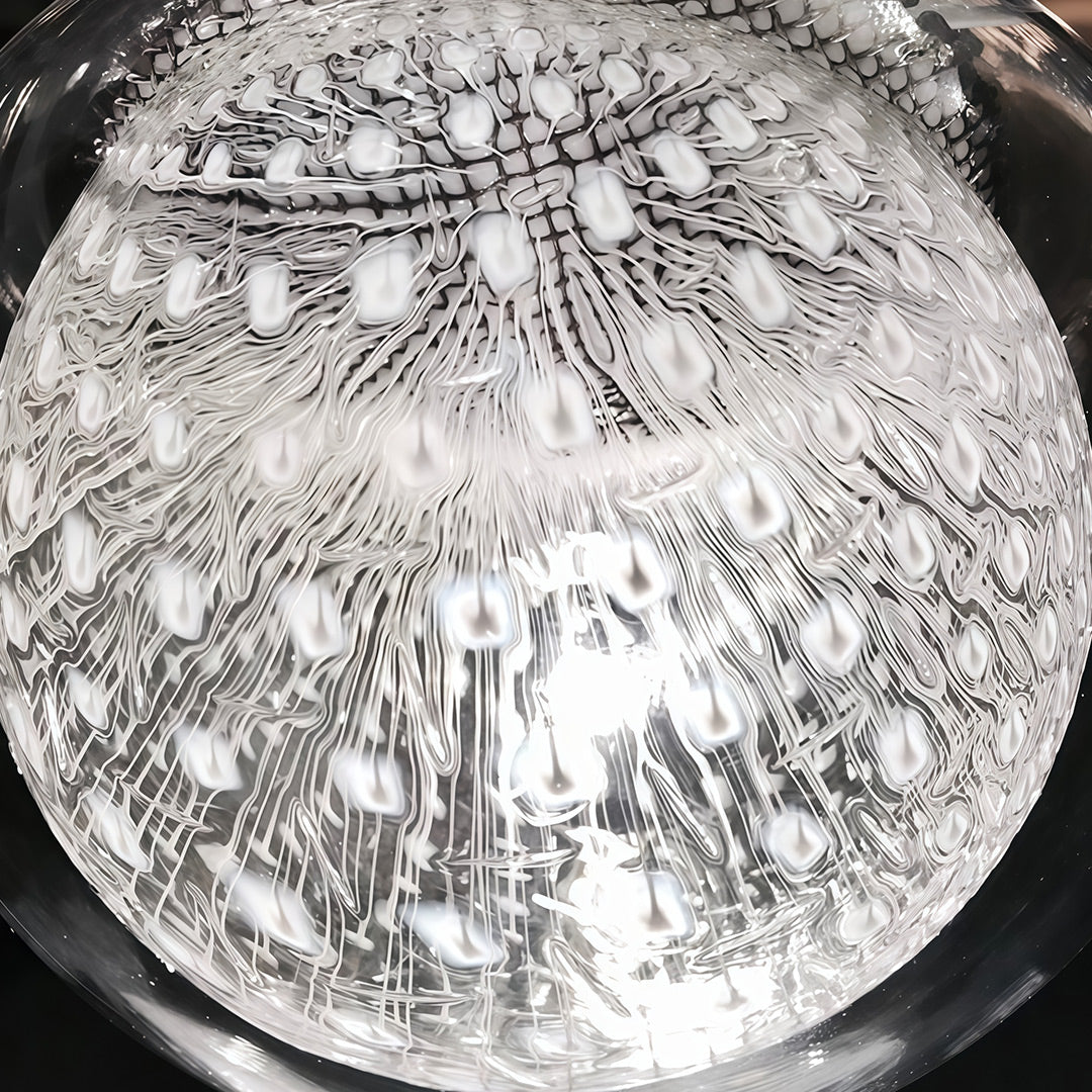 Nordic Glass Jellyfish Pendant Light - Premium Ceiling Fixture