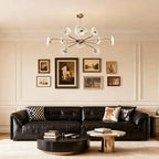 Vintage Crystal Chandelier - Eye-Protecting Ceiling Light