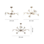 Vintage Crystal Chandelier - Eye-Protecting Ceiling Light