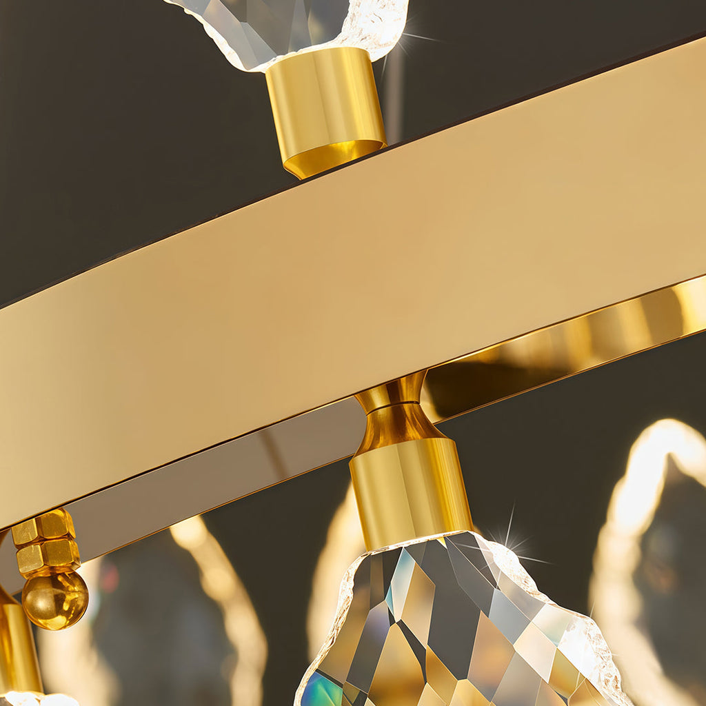 Italian Luxury Crystal Chandelier Ceiling Light