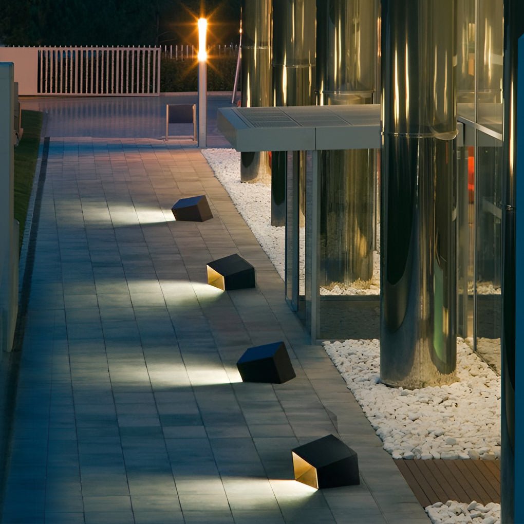 Geometric Cube Path Light - Premium Outdoor Landscape Lighting