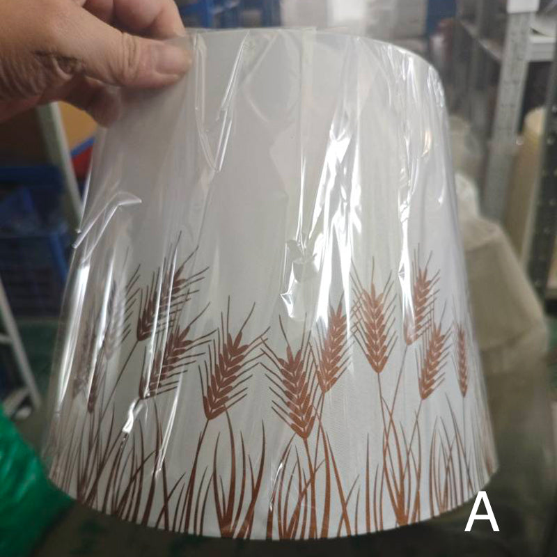 Elegant Floral Fabric Table Lamp with Iron Base - 1 Light