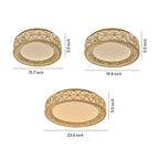 Luxury Crystal Flush Mount Ceiling Light