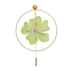 Floral LED Wall Clock with Remote Control