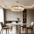 Nordic Crystal Chandelier - Elegant Ceiling Light