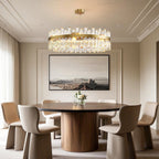 Nordic Crystal Chandelier - Elegant Ceiling Light