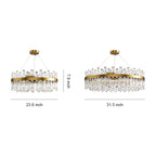 Nordic Crystal Chandelier - Elegant Ceiling Light