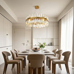 Nordic Crystal Chandelier - Elegant Ceiling Light