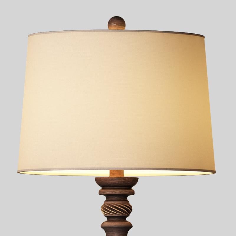 24-Inch Rustic Bronze Traditional Table Lamp