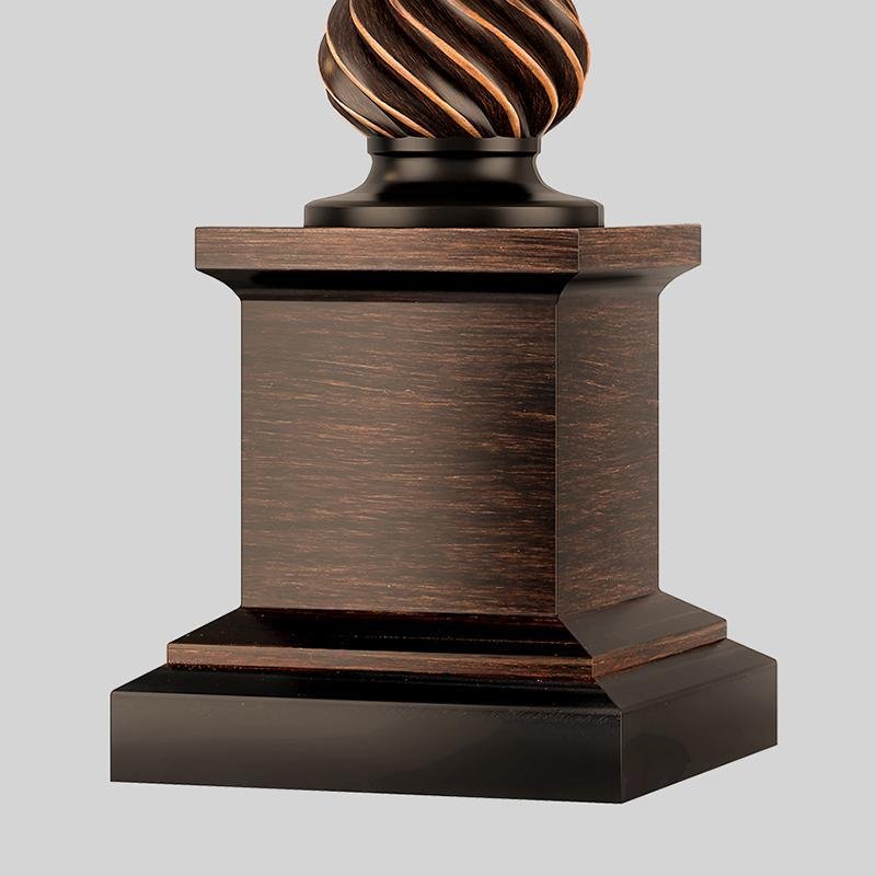 24-Inch Rustic Bronze Traditional Table Lamp