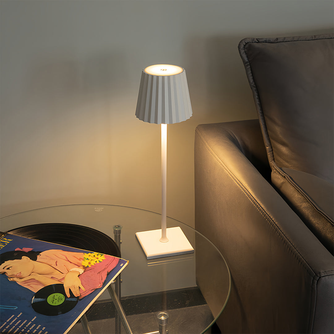 Rechargeable Touch-Controlled Cordless Metal Table Lamp