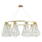 Modern Minimalist Crystal Chandelier Ceiling Light