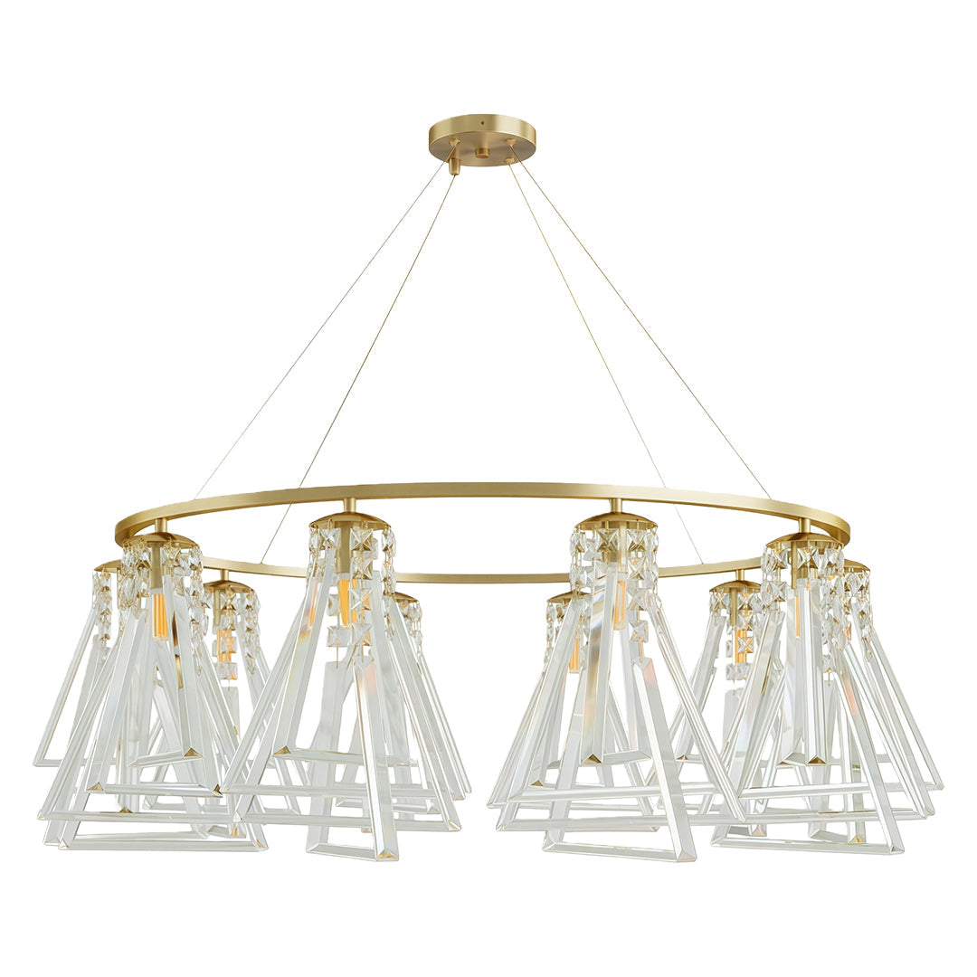 Modern Minimalist Crystal Chandelier Ceiling Light