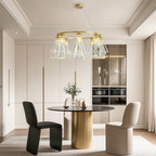 Modern Minimalist Crystal Chandelier Ceiling Light