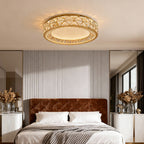 Luxury Crystal Flush Mount Ceiling Light