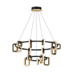 Personalized Modern Gold Acrylic Chandelier Ceiling Light