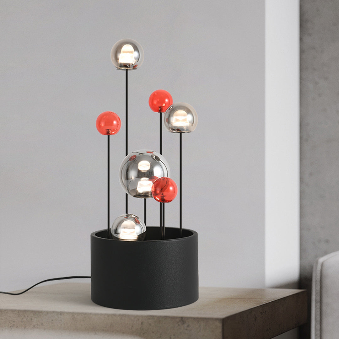 Nordic Minimalist Colored Glass Ball Floor Lamp